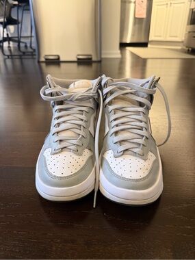 Nike Dunk White and Light Gray Sneakers